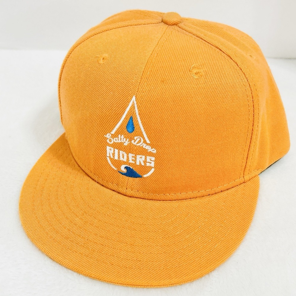 Krone Salty Drop Riders Snapback Hat Cap Adjustable Orange Outdoors Surfing
